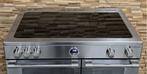 Luxe Fornuis stoves 90 cm rvs INDUCTIE 3 ovens 5 zones, 60 cm of meer, 5 kookzones of meer, Vrijstaand, Inductie