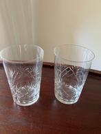 2 Antieke Waterglazen, Antiek en Kunst, Antiek | Glas en Kristal, Ophalen of Verzenden