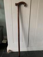 Houten wandelstok donkerbruin, Diversen, Wandelstokken, Ophalen of Verzenden, Gebruikt