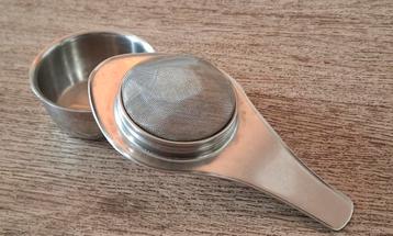 Theezeef RVS met lekbakje - Sus Inox (vintage) beschikbaar voor biedingen