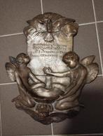 Antiek cherubijn brons wijwatervat A. Mauquoy, Ophalen of Verzenden