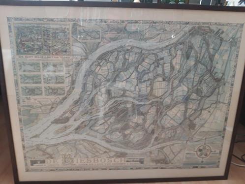 prent "de Biesbosch"., Antiek en Kunst, Curiosa en Brocante, Ophalen