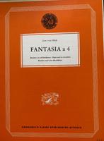 Fantasia à 4 - Jan van Dijk - kwartet, Ophalen of Verzenden, Zo goed als nieuw, Overige instrumenten