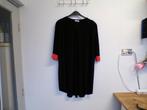Zwart tuniek met rood/roze manchet Magna 52/54 (50?), Kleding | Dames, Grote Maten, Nieuw, Ophalen of Verzenden, Magna, Blouse of Tuniek
