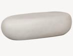 Pebble salontafel betonlook wit - 28x100x43 cm [Vtwonen], Huis en Inrichting, Tafels | Salontafels, Nieuw, Minder dan 50 cm, Rechthoekig