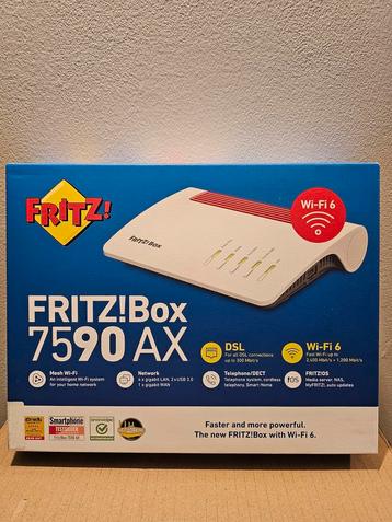 Fritzbox 7590AX - Nieuw in doos!  beschikbaar voor biedingen