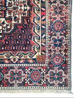 Handgeknoopt Perzisch wol Afshar tapijt medallion 127x173cm, Gebruikt, 100 tot 150 cm, Perzisch, Onbekend