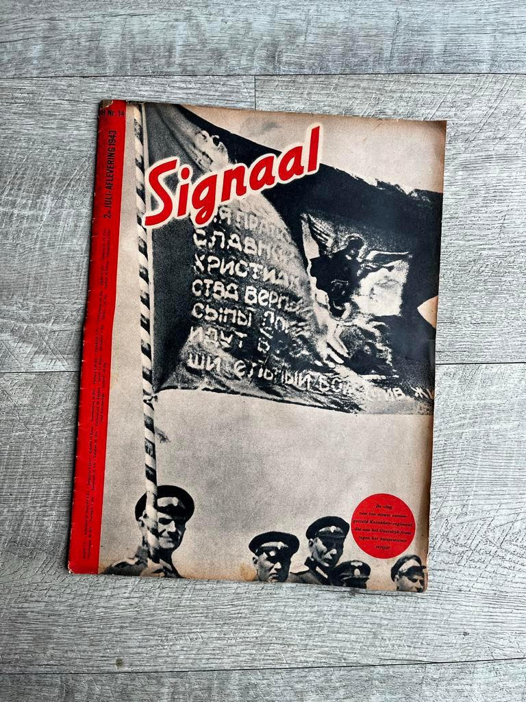 Signaal, Nazi propaganda blad 2 juli 1943, Ophalen of Verzenden, Landmacht, Duitsland, Boek of Tijdschrift
