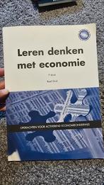 Richard Grol - Leren denken met Economie, Richard Grol, Ophalen of Verzenden, Zo goed als nieuw, Nederlands