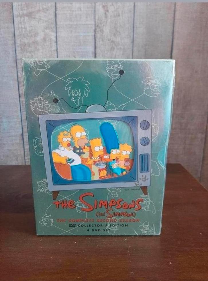 The Simpsons seizoen 2 dvd box. Nieuw in seal., Cd's en Dvd's, Dvd's | Tekenfilms en Animatie, Nieuw in verpakking, Amerikaans