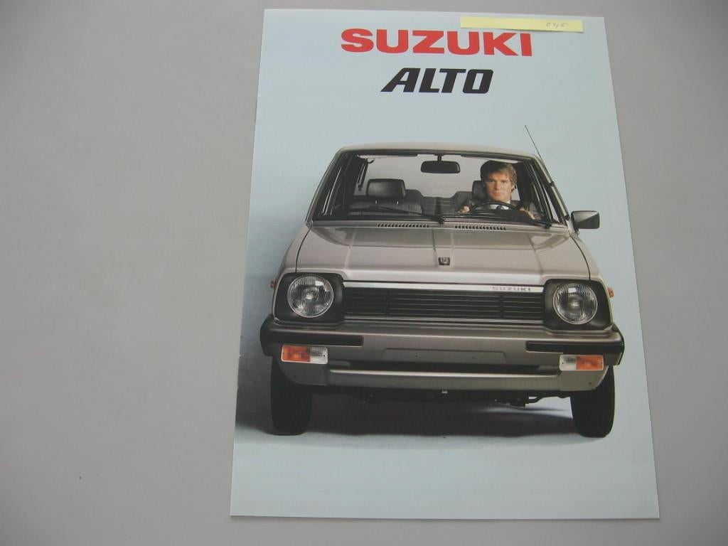 SUZ 045 Suzuki Alto, folder, Ophalen of Verzenden, Zo goed als nieuw, Overige merken