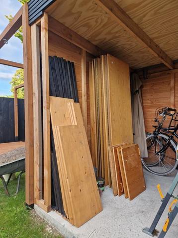 Grenen meubel paneeldeuren 1900x600 mm (grote deuren) beschikbaar voor biedingen
