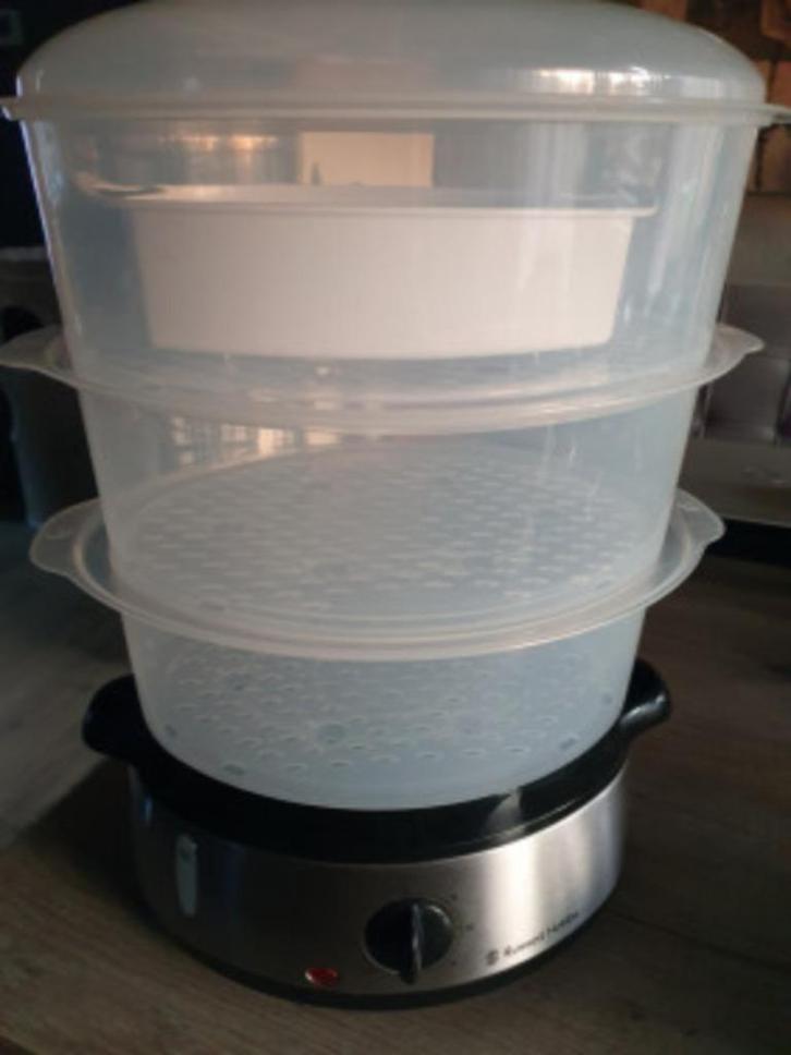 Zgan grote RVS Russell Hobbs Cook Home-stoomkoker en slowcoo, Witgoed en Apparatuur, Slowcookers, Nieuw, Timer, Vaatwasmachinebestendig