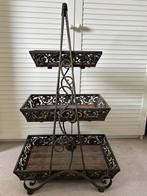 Antieke Stijl Etagère - Hout & IJzer - 110cm, Huis en Inrichting, Ophalen