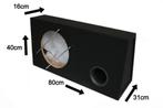 48 liter Gepoorte 12 Inch Subwoofer Kist Necom NE1212.2P-48L, ., Nieuw, Ophalen of Verzenden, .