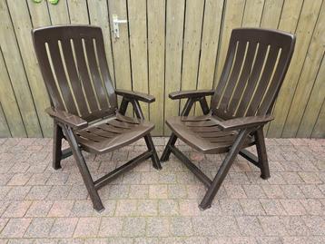 2 JARDIN kunststof stoelen / standenstoelen beschikbaar voor biedingen
