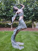 Bronzen levensgrote dame 1,95 m h lage verkoopprijs koopje!!, Ophalen of Verzenden, Zo goed als nieuw, Overige materialen, Mensenbeeld
