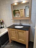 Badmeubel met spiegel en kast, Ophalen, 50 tot 100 cm, Zo goed als nieuw, Minder dan 100 cm