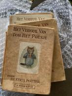 1e druk Beatrix Potter 1945/47 Nederlandsch 4 deeltjes, Antiek en Kunst, Ophalen of Verzenden, Beatrix Potter