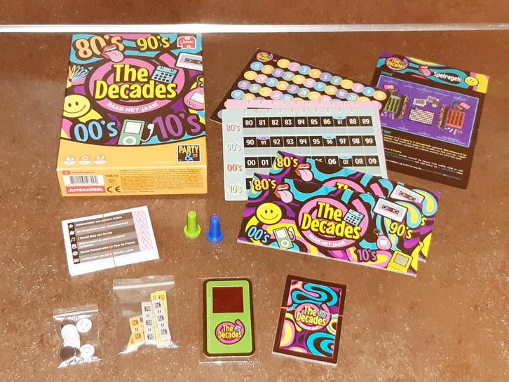 The decades party & co nieuw, Hobby en Vrije tijd, Gezelschapsspellen | Overige, Nieuw, Ophalen of Verzenden