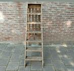 Schilderstrap,Trap,Hout,7 treden,hoog 1.45 m.,Brocante,deco, Doe-het-zelf en Verbouw, Ladders en Trappen, Ophalen, Gebruikt, Trap