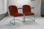 Vintage Gispen Model 101 201 412 413 413RH 414 356 Stoelen, Huis en Inrichting, Stoelen, Vijf, Zes of meer stoelen, Metaal, Vintage Design Klassiekers