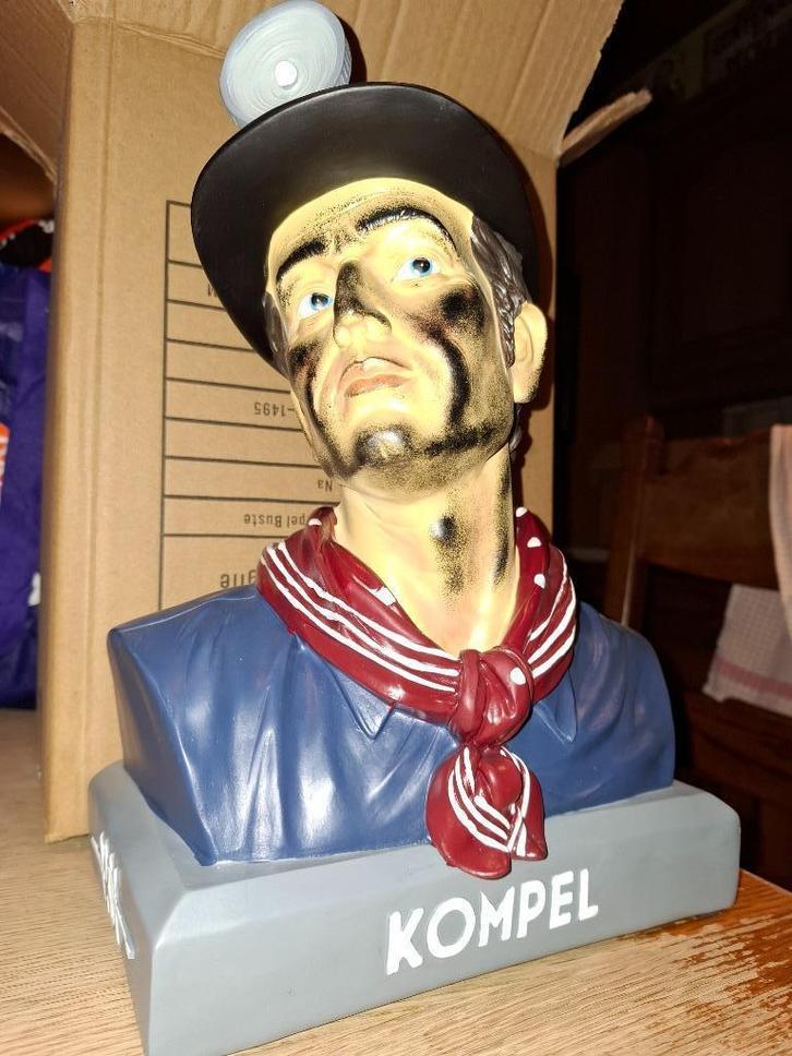 Buste Kompel (beeld biermerk Kompel), Verzamelen, Biermerken, Nieuw, Overige typen, Overige merken, Ophalen of Verzenden
