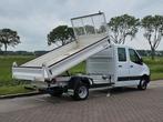 Mercedes-Benz Sprinter 514 L3H2 Dubbele Cabine 3.5T-Trekhaak, Auto's, Start-stop-systeem, Stof, Gebruikt, Zwart