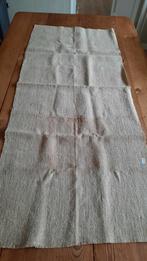 Oude lap grof linnen (nuzzelspul), Ophalen of Verzenden, Linnen, 120 cm of meer
