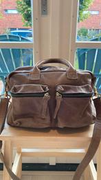 Cowboysbag lederen handtas, Gebruikt, Bruin, Minder dan 40 cm, Minder dan 35 cm