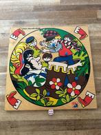 vintage jaren 60 houten puzzel van Klein Duimpje (Tom Thumb), Gebruikt, Ophalen of Verzenden, Van hout, Minder dan 10 stukjes
