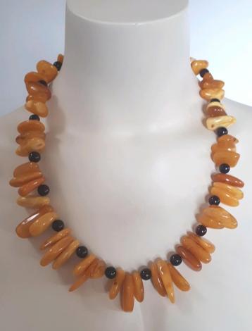 Antieke BARNSTENEN Ketting. Lengte 57 cm. beschikbaar voor biedingen