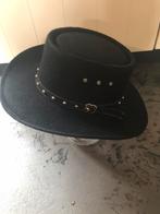 Western hoed tucson wolvilt zwart mt:56 stars& stripes, 56 of 57 cm (M, 7 of 7⅛ inch), Hoed, Stars& stripes, Nieuw