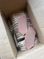 Art Deco Platta Rose Rouge Tegels, Doe-het-zelf en Verbouw, Tegels, Ophalen, Overige materialen, Minder dan 5 m², Vloertegels