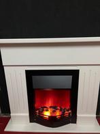 Electrische haard met schouw, Huis en Inrichting, Kachels, Ophalen, Gebruikt, Overige soorten, Elektrisch
