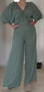 Sophie&Me khaki jumpsuit v hals viscose wijd ppfmouw 38 40, Verzenden, Nieuw, Maat 38/40 (M), Groen