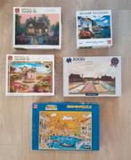 4 puzzels dorpen en steden, Ophalen of Verzenden, 500 t/m 1500 stukjes, Zo goed als nieuw