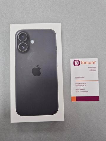Apple iPhone 16 128GB black geseald. beschikbaar voor biedingen