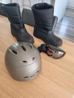 Skihelm, moonboots (48)  skibril.zo goed als nieuw, Sport en Fitness, Zo goed als nieuw, Ophalen