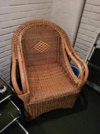 Vintage Riet/Rotan Stoelen - Set van 2, Ophalen, Gebruikt, Twee, Bruin