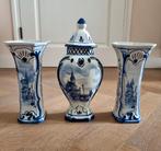 Te koop een mooie "Delfs blauwe" 3 delige kastset., Ophalen of Verzenden