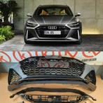 Voor Audi A6 C8 2018+ 2019 bumper met grill RS6 look zwart, Auto-onderdelen, Carrosserie en Plaatwerk, Nieuw, Ophalen of Verzenden