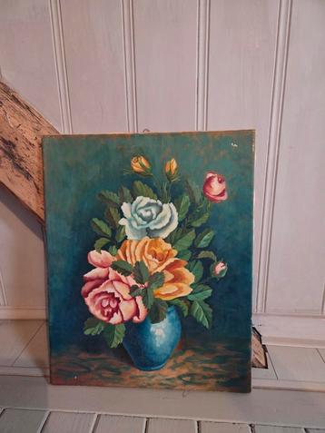 Bloemenstilleven Schilderij beschikbaar voor biedingen