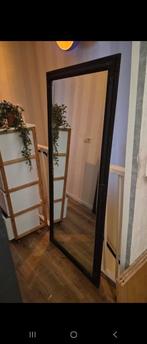 Zwarte spiegel, Huis en Inrichting, Woonaccessoires | Spiegels, Minder dan 50 cm, Ophalen of Verzenden, Zo goed als nieuw, Minder dan 100 cm