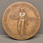 PTT penning ter afscheid van Dienstverband, Ophalen of Verzenden, Brons