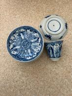 Antiek Chinees Theeservies Blauw Wit, Ophalen of Verzenden