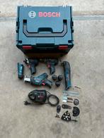 Bosch 5 tool kit 12V accu combiset (3x 2.0Ah) in L-Boxx, Ophalen of Verzenden, Gebruikt