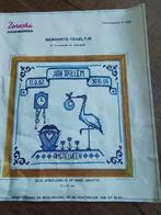 Borduurpatroon geboorte tegeltje Jan Willem, Hobby en Vrije tijd, Borduren en Borduurmachines, Ophalen of Verzenden, Zo goed als nieuw