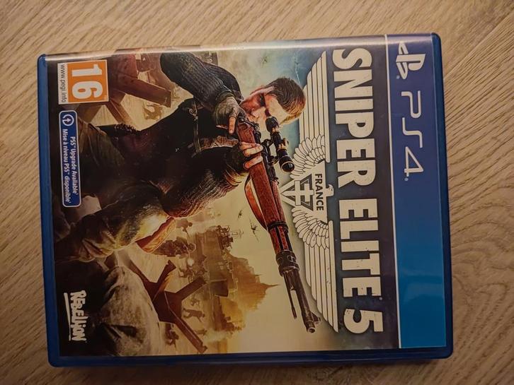 Sniper Elite 5 - PS4, Spelcomputers en Games, Spelcomputers | Sony PlayStation 4, Zo goed als nieuw, Original, Zonder controller