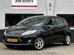 Ford FIESTA 1.4 Titanium Clima USB Aux PDC Stoelverwarming, Voorwielaandrijving, Euro 5, Gebruikt, Zwart